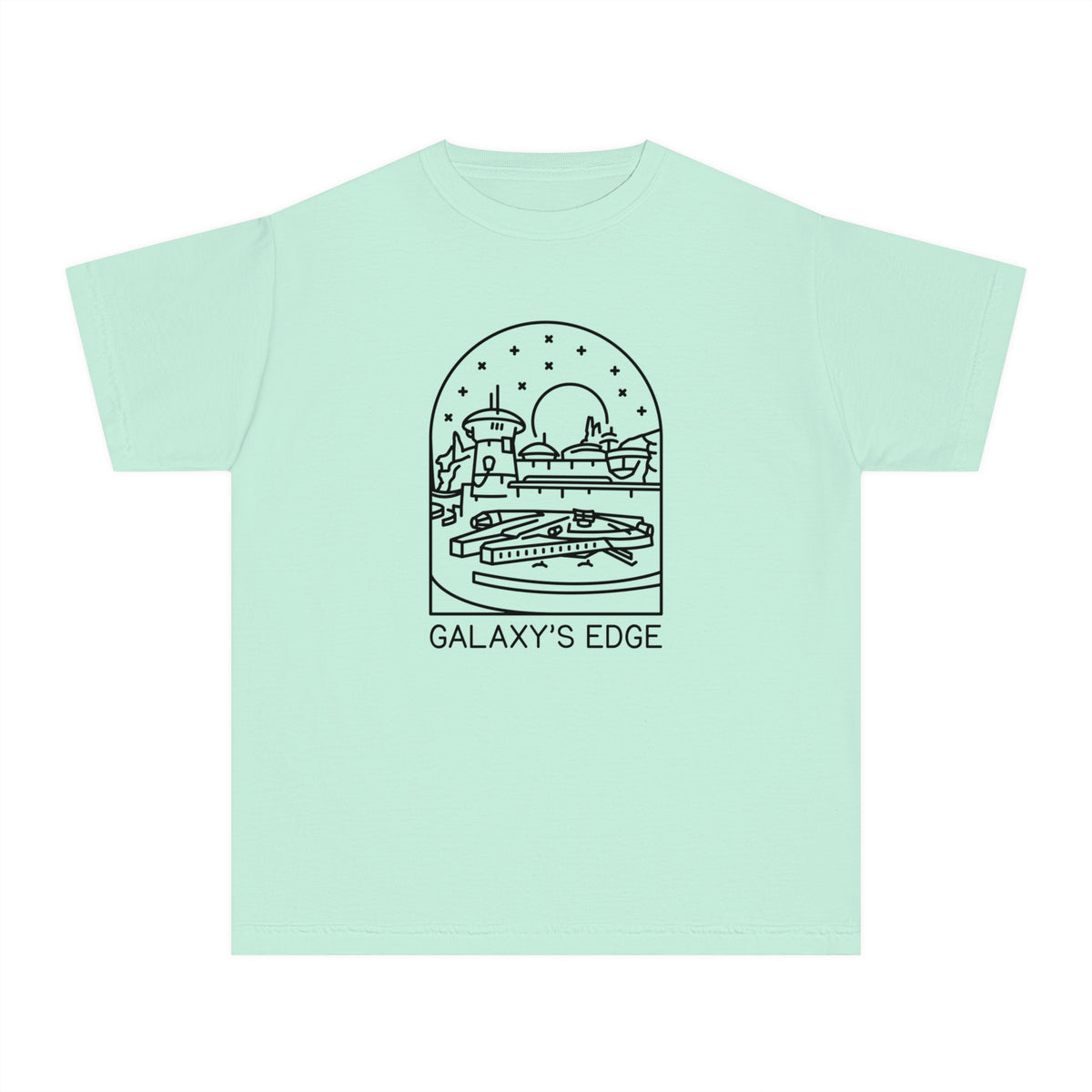 Galaxy's Edge Comfort Colors Youth Midweight Tee