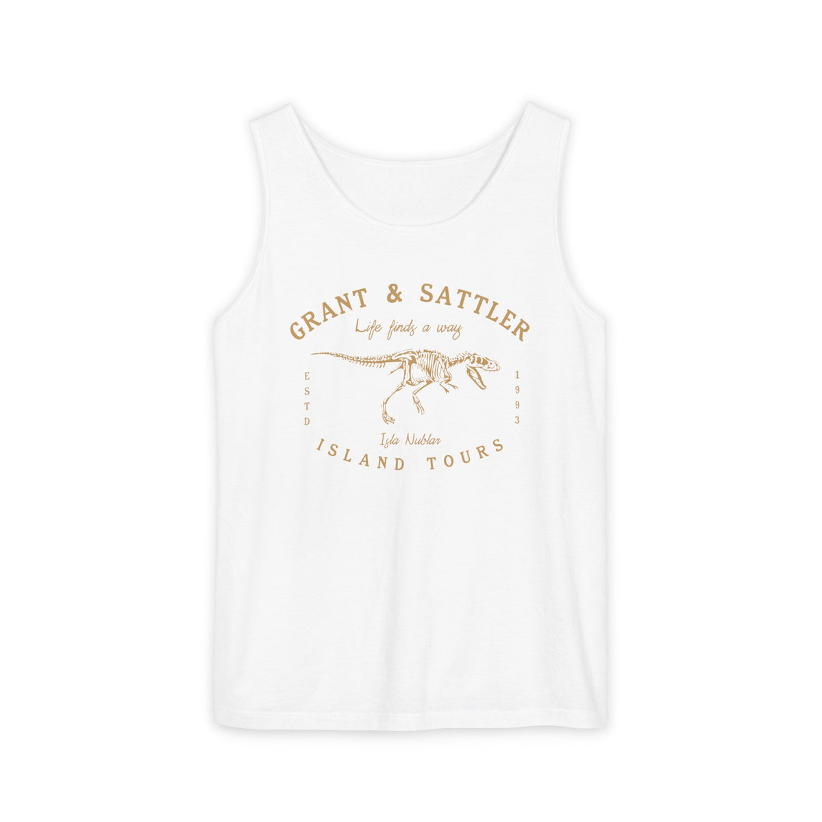 Grant & Sattler Island Tours Unisex Comfort Colors Garment-Dyed Tank Top