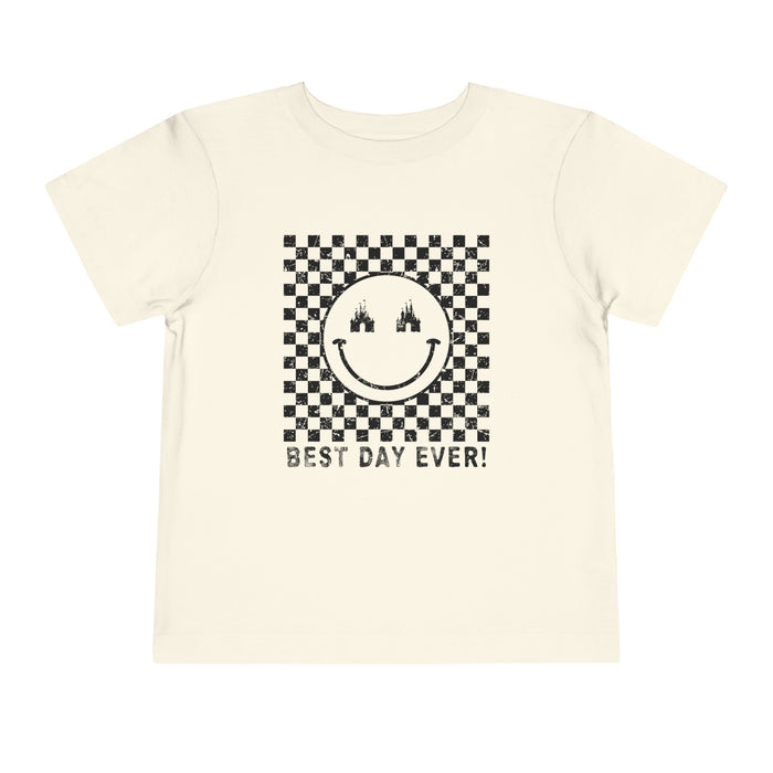 Best Day Ever Bella Canvas Toddler Short Sleeve Tee