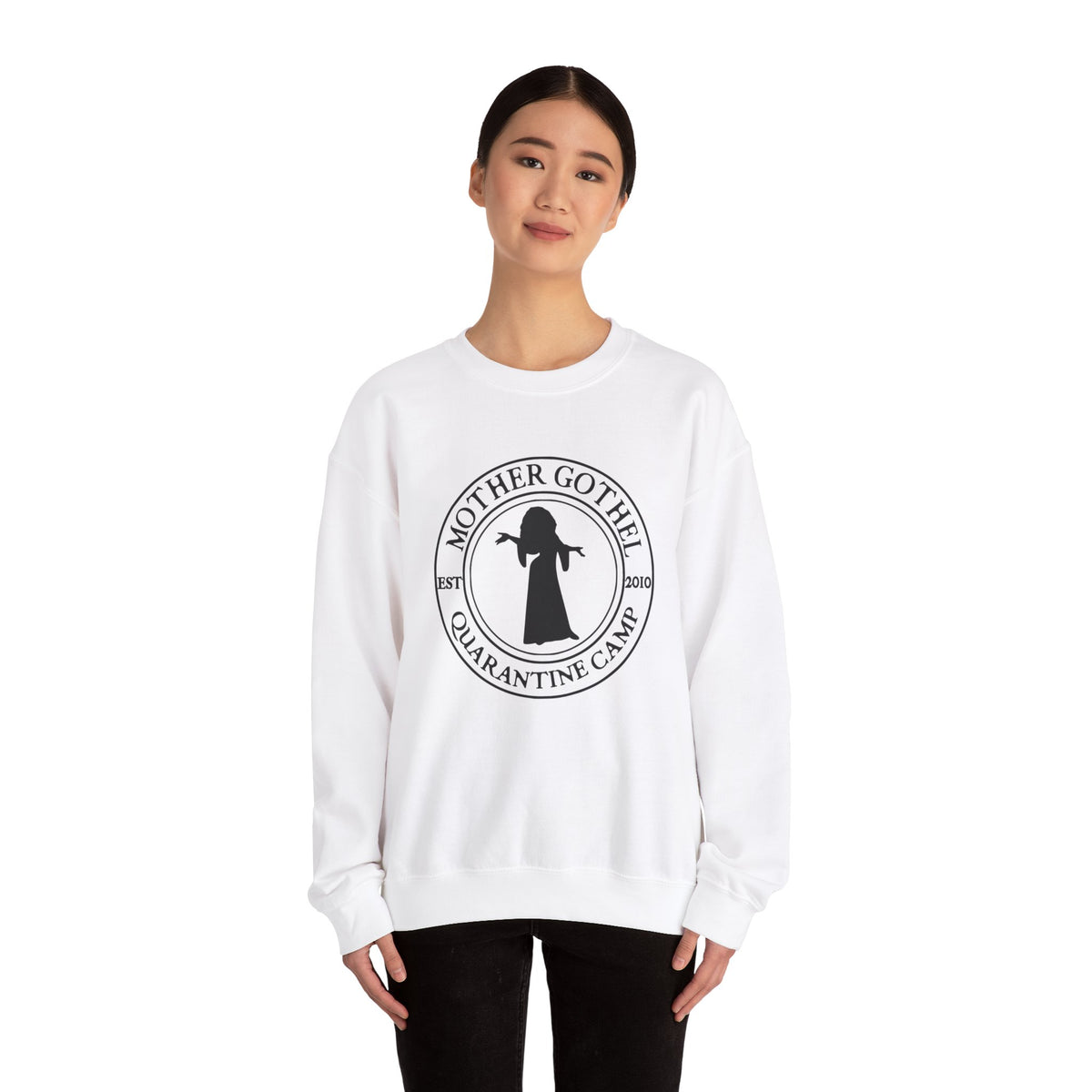 Mother Gothel Quarantine Camp Gildan Unisex Heavy Blend™ Crewneck Sweatshirt