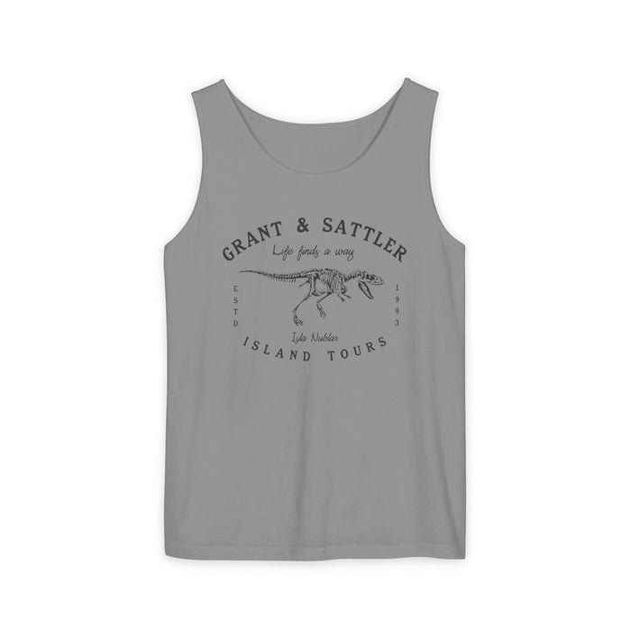 Grant & Sattler Island Tours Unisex Comfort Colors Garment-Dyed Tank Top