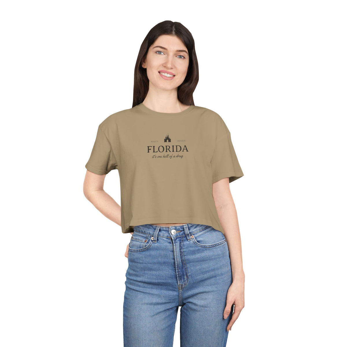 Florida It's One Hell of a Drug Women's Crop Tee