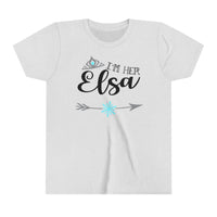 I'm Her Elsa Bella Canvas Youth Short Sleeve Tee