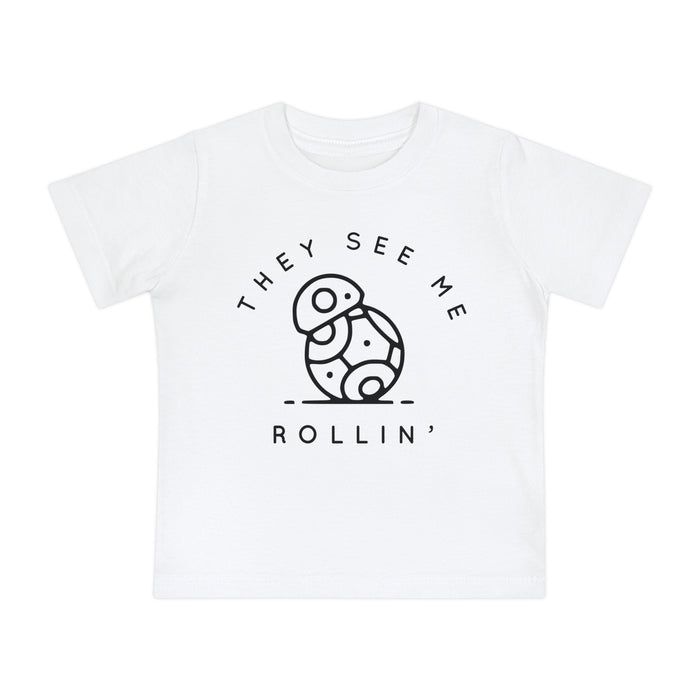 They See Me Rollin' Bella Canvas Baby Short Sleeve T-Shirt