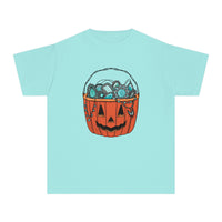 Turquoise Pumpkin Comfort Colors Youth Midweight Tee