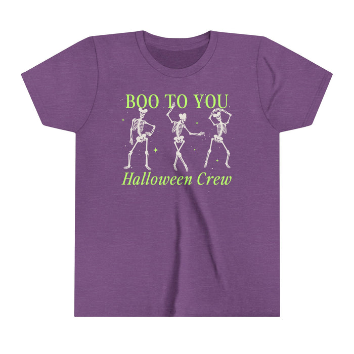 Boo To You Halloween Crew Bella Canvas Youth Short Sleeve Tee