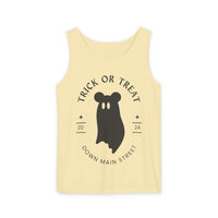 Trick or Treat Down Main Street Unisex Comfort Colors Garment-Dyed Tank Top