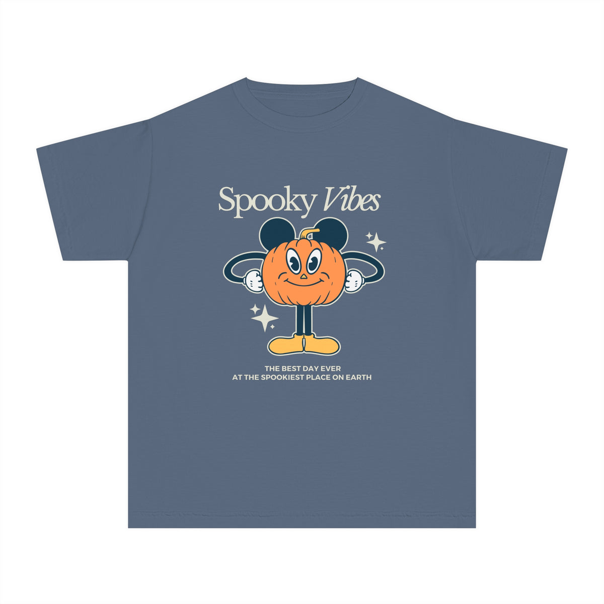 Spooky Vibes Comfort Colors Youth Midweight Tee