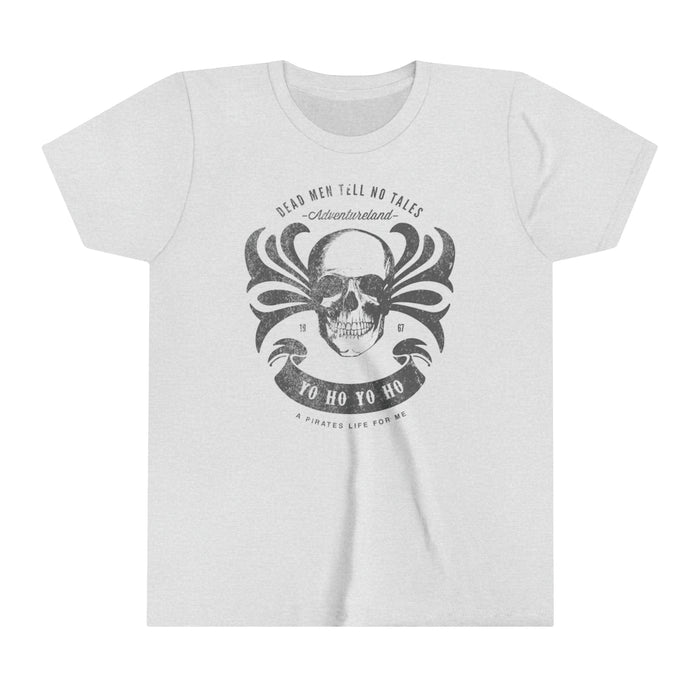 Dead Men Tell No Tales Bella Canvas Youth Short Sleeve Tee