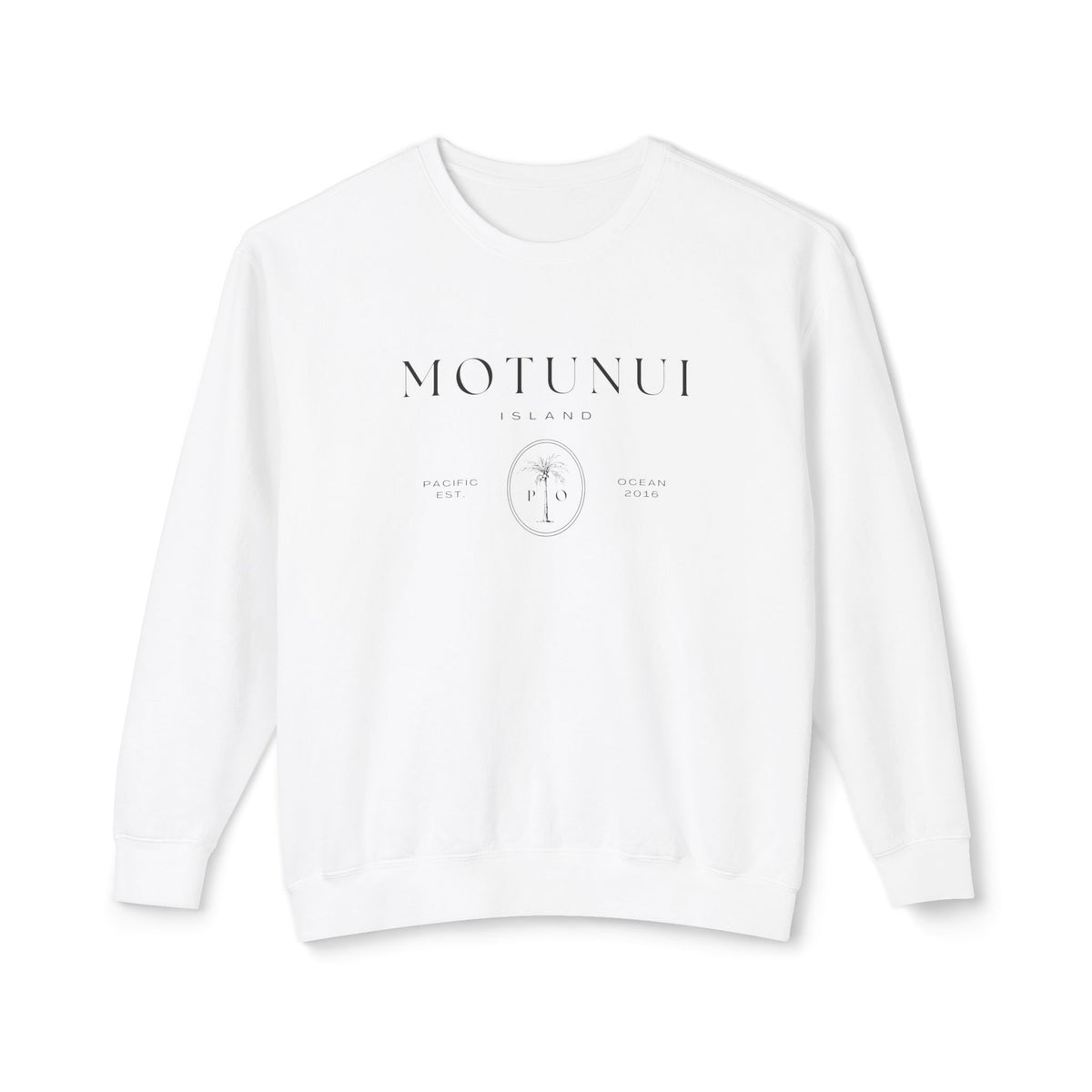 Motunui Island  Unisex Lightweight Comfort Colors Crewneck Sweatshirt