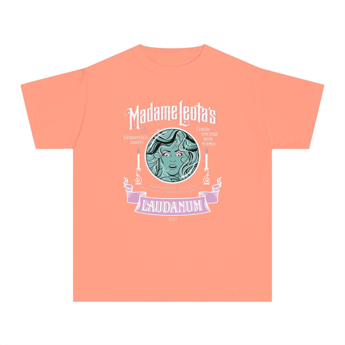 Madame Leota’s Laudanum Teal Comfort Colors Youth Midweight Tee