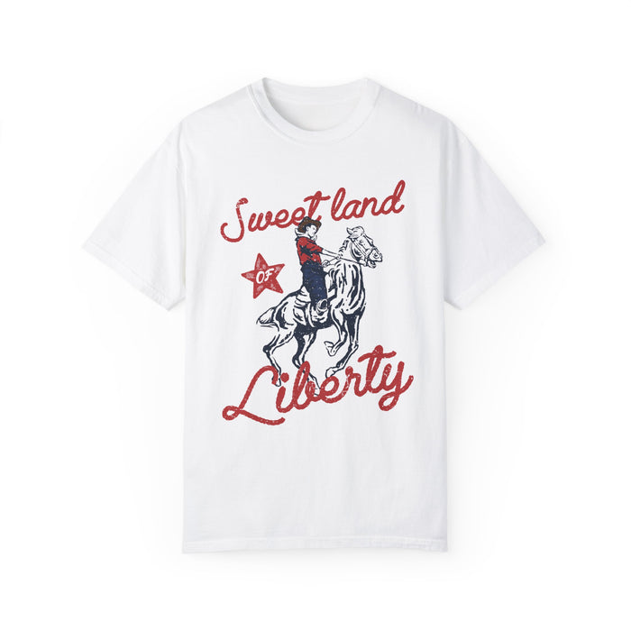 Sweet Land Of Liberty Comfort Colors Unisex Garment-Dyed T-shirt