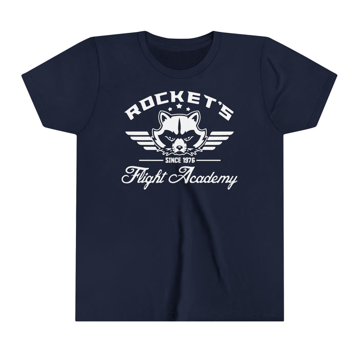 Rocket's Flight Academy Post Bella Canvas Youth Short Sleeve Tee