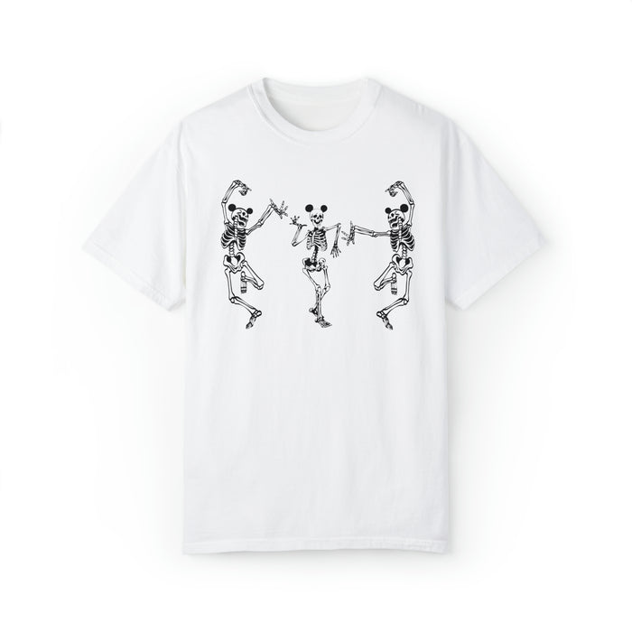 Dancing Skeletons with Ears Comfort Colors Unisex Garment-Dyed T-shirt