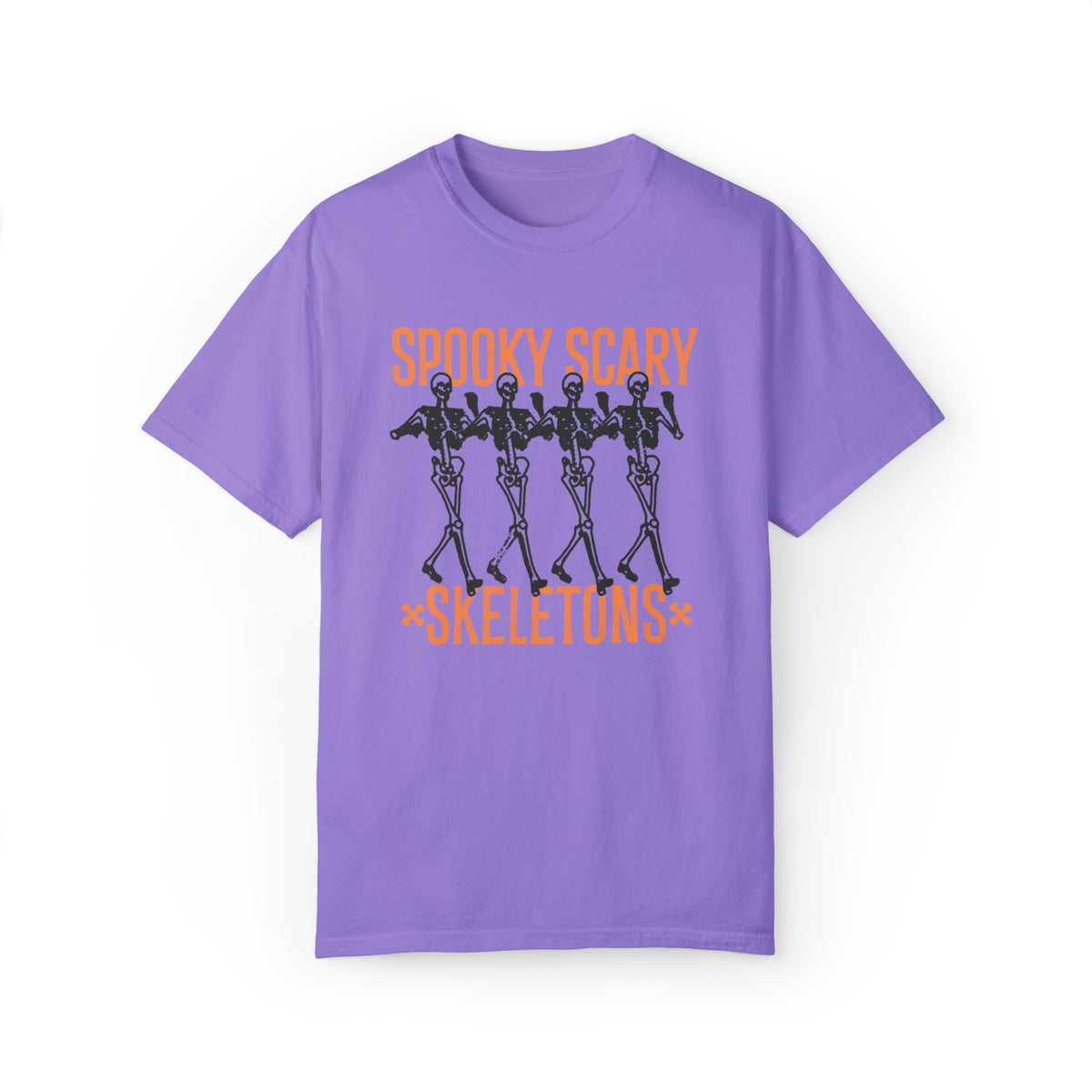 Spooky Scary Skeletons Comfort Colors Unisex Garment-Dyed T-shirt