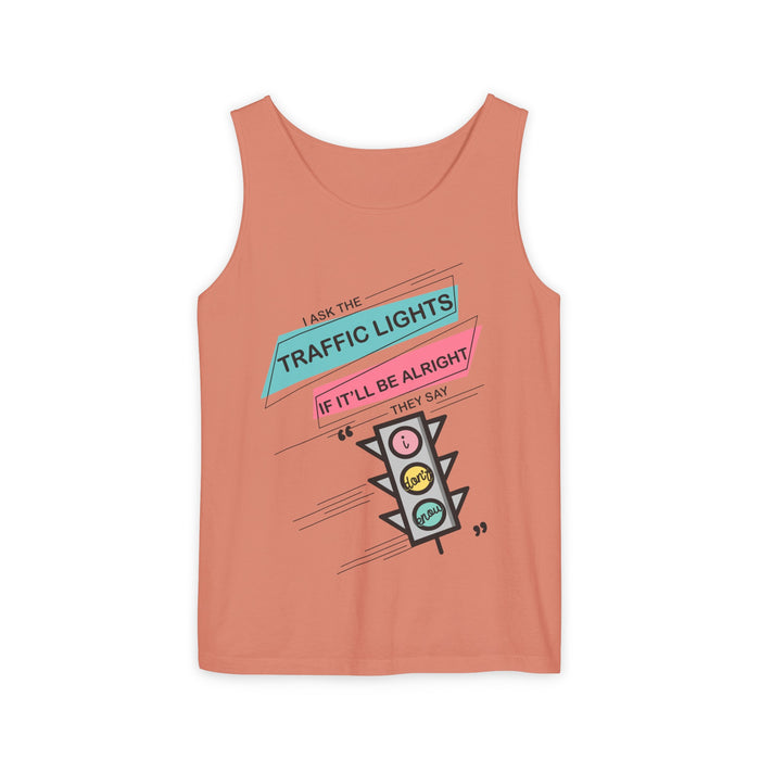 Traffic Lights Swiftie Comfort Colors Unisex Garment-Dyed Tank Top