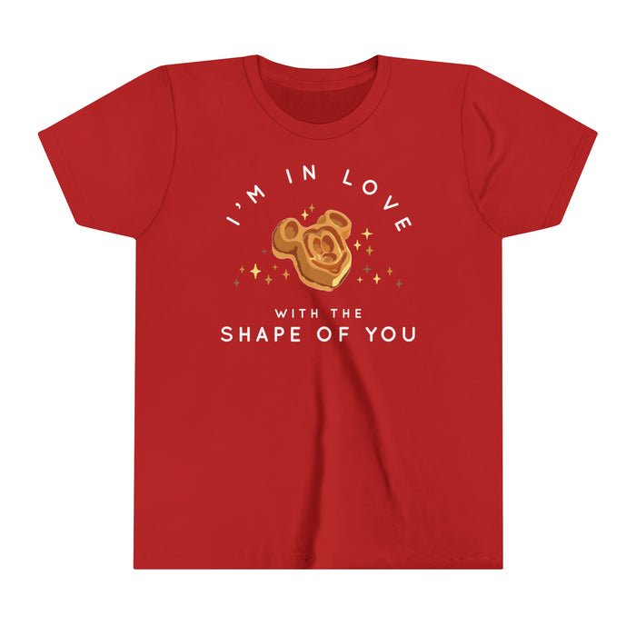 I'm in Love with the Shape of You Bella Canvas Youth Short Sleeve Tee