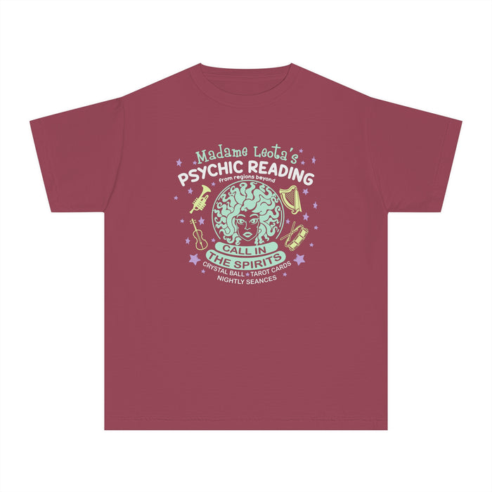 Madame Leota’s Psychic Readings Comfort Colors Youth Midweight Tee