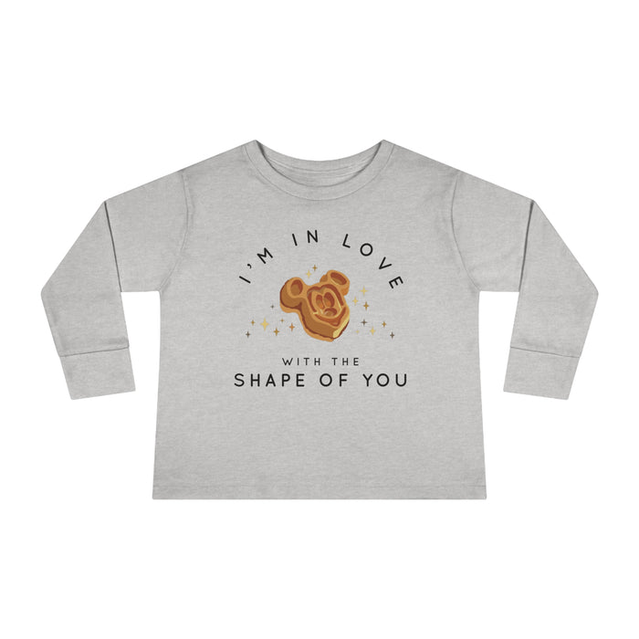 I'm in Love with the Shape of You Rabbit Skins Toddler Long Sleeve Tee