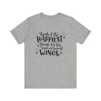 Think of the Happiest Things Bella Canvas Unisex Jersey Short Sleeve Tee