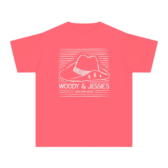 Woody & Jessie's Western Wear Comfort Colors Youth Midweight Tee