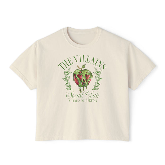 The Villains Social Club Comfort Colors Women's Boxy Tee