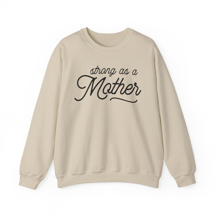 Strong As A Mother Gildan Unisex Heavy Blend™ Crewneck Sweatshirt