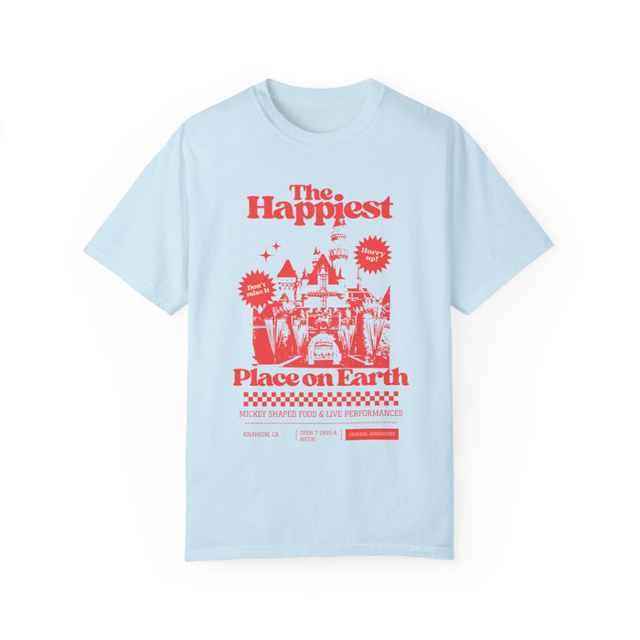 The Happiest Place on Earth Comfort Colors Unisex Garment-Dyed T-shirt