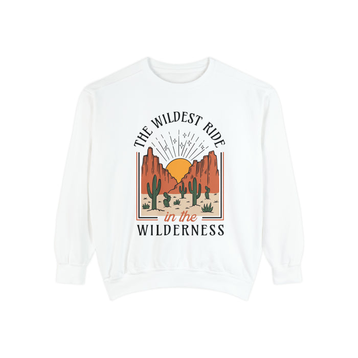 The Wildest Ride In The Wilderness Comfort Colors Unisex Garment-Dyed Sweatshirt