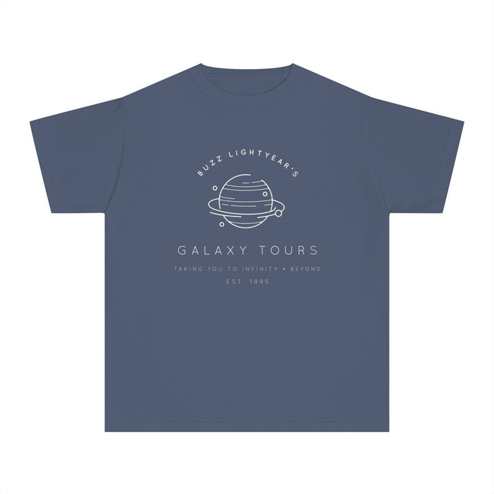 Lightyear's Galaxy Tours Comfort Colors Youth Midweight Tee