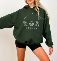 Rollin’ With The Homies Gildan Unisex Heavy Blend™ Hooded Sweatshirt