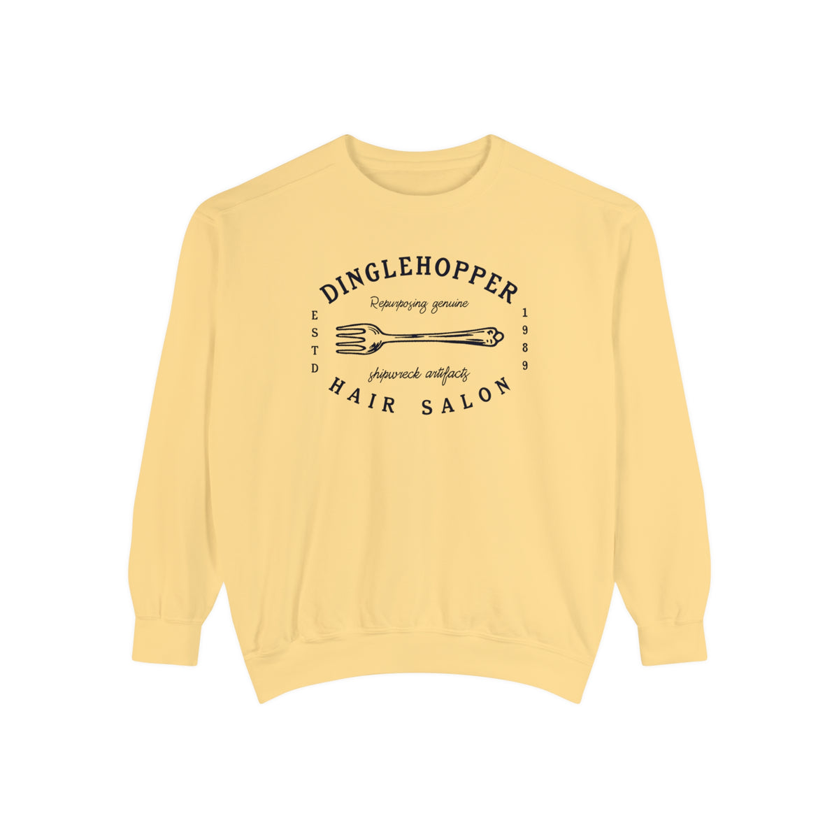 Dinglehopper Hair Salon Comfort Colors Unisex Garment-Dyed Sweatshirt