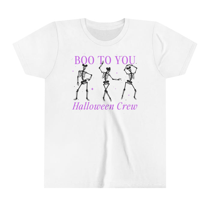 Boo To You Halloween Crew Bella Canvas Youth Short Sleeve Tee