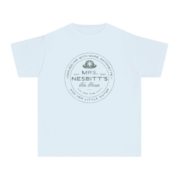 Mrs. Nesbitt’s Tea House Comfort Colors Youth Midweight Tee