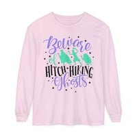 Beware of Hitchhiking Ghosts Comfort Colors Unisex Garment-dyed Long Sleeve T-Shirt