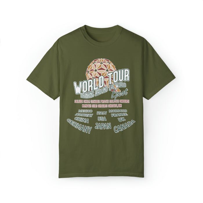 World Tour Comfort Colors Unisex Garment-Dyed T-shirt