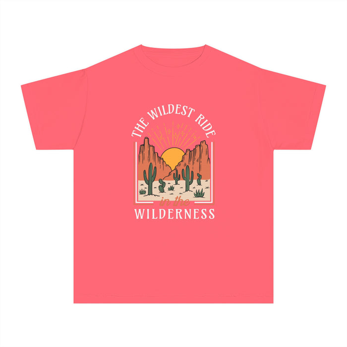 The Wildest Ride In The Wilderness Comfort Colors Youth Midweight Tee