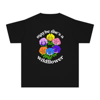 Maybe She’s A Wildflower Comfort Colors Youth Midweight Tee
