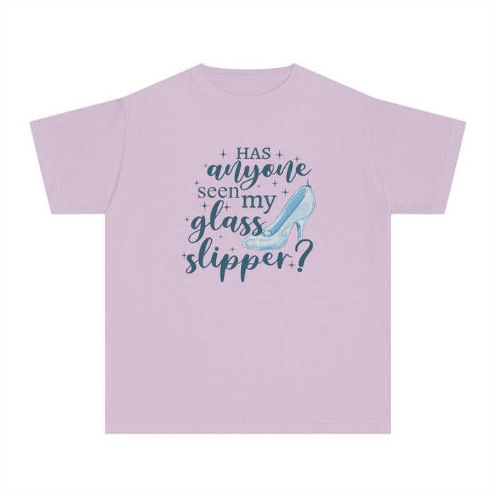 Has Anyone Seen My Glass Slipper? Comfort Colors Youth Midweight Tee