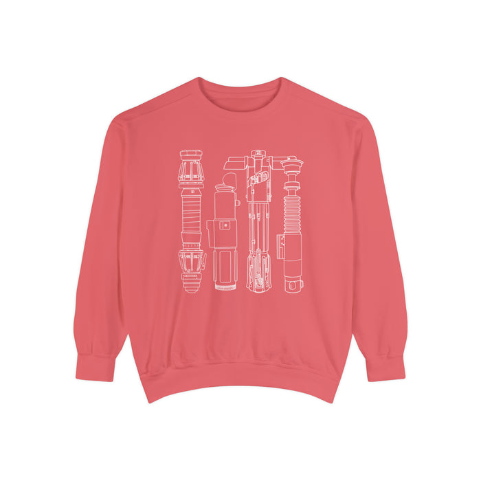 Lightsabers Comfort Colors Unisex Garment-Dyed Sweatshirt