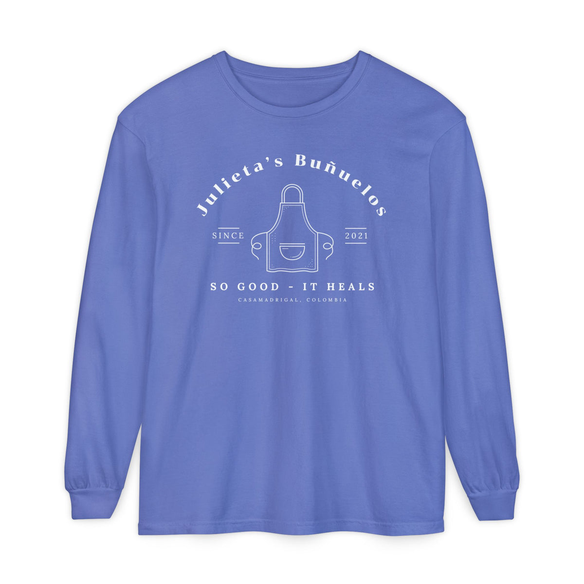 Julieta's Buñuelos Comfort Colors Unisex Garment-dyed Long Sleeve T-Shirt