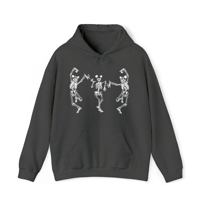 Dancing Skeletons with Ears Gildan Unisex Heavy Blend™ Hooded Sweatshirt