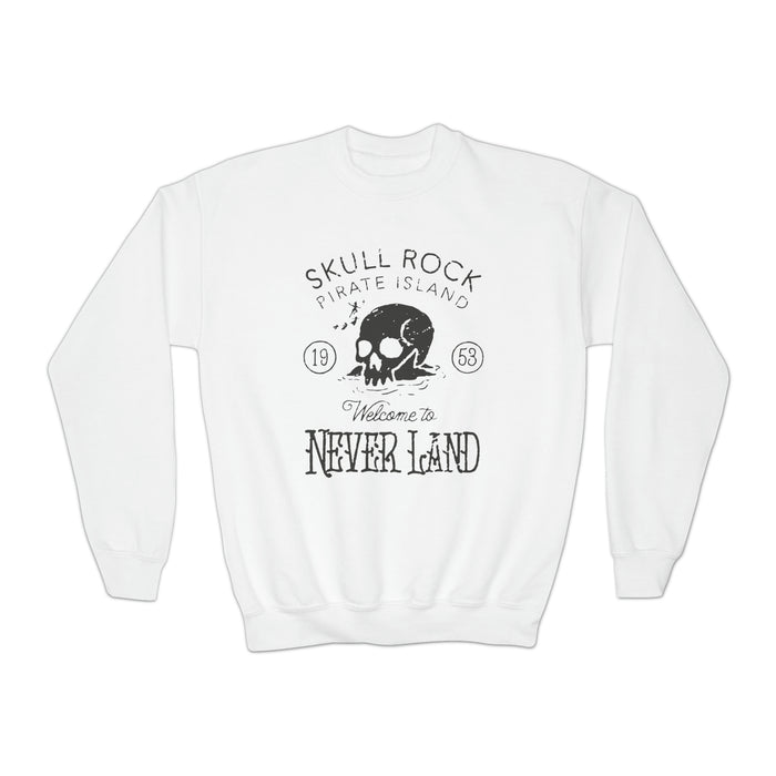 Skull Rock Gildan Youth Crewneck Sweatshirt