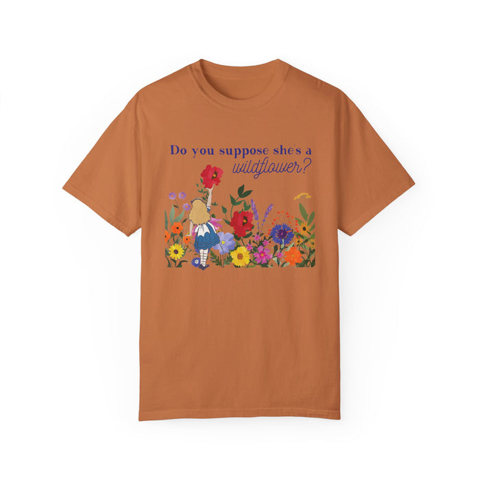 Do You Suppose She's A Wildflower Comfort Colors Unisex Garment-Dyed T-shirt