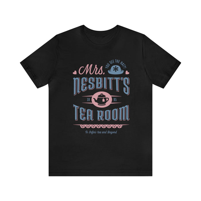 Mrs. Nesbitt’s Tea House Mint & Lavender Bella Canvas Unisex Jersey Short Sleeve Tee