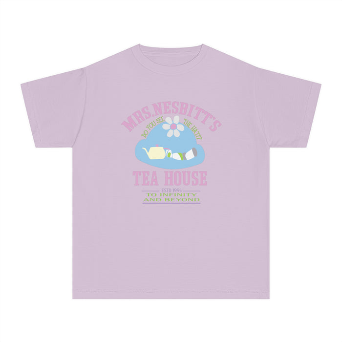 Mrs. Nesbitt’s Tea House Comfort Colors Youth Midweight Tee