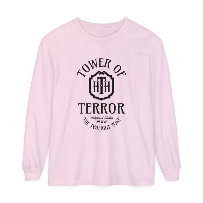 Tower Of Terror Comfort Colors Unisex Garment-dyed Long Sleeve T-Shirt