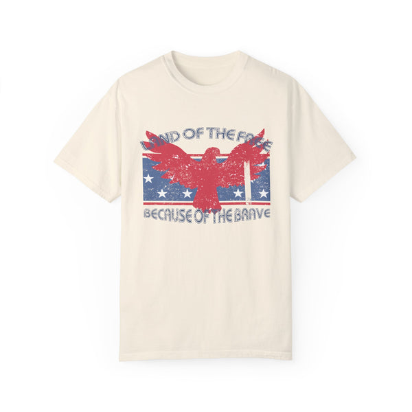 Land Of The Free Comfort Colors Unisex Garment-Dyed T-shirt