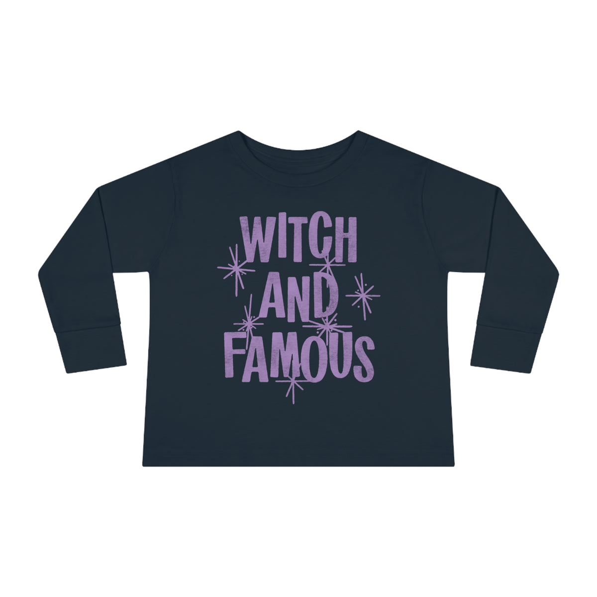 Witch and Famous Rabbit Skins Toddler Long Sleeve Tee