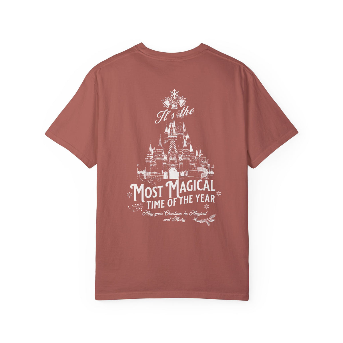 It's The Most Magical Time of the Year Castle Comfort Colors Unisex Garment-dyed Long Sleeve T-Shirt